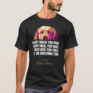 T-shirt Hungry Golden Retriever veut manger un régal et s
