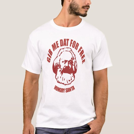 T-shirt Hungry Santa Christmas (Devant)