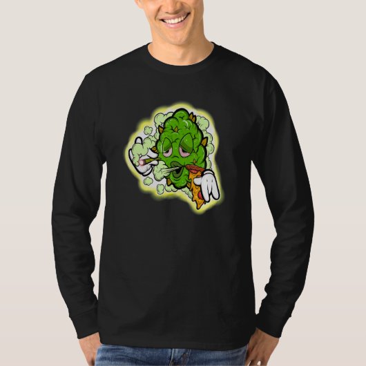 T-shirt Hungry Weed Pot Being High Stoned Buddy the munchi (Devant)