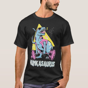 T-shirt Hunkasaurus rex Dinosaur Funny Gym Workout