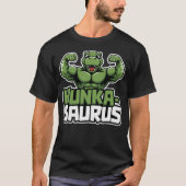 T-shirt Hunkasaurus T-Rex Dinosaur (Devant)