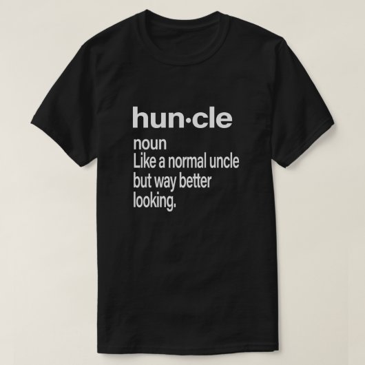 T-shirt Hunkle Definition drôle cool Uncle Don (Design devant)