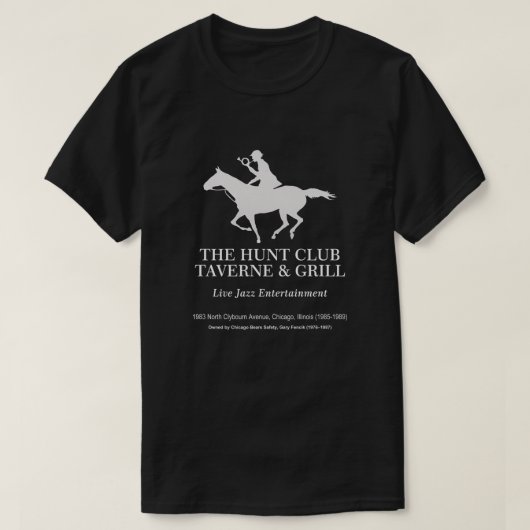 T-shirt Hunt Club Taverne & Grill, Chicago, IL (Design devant)