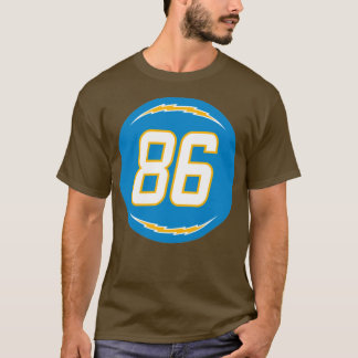 T-shirt Hunter Henry Numéro 86 Jersey Los Angeles Chargers