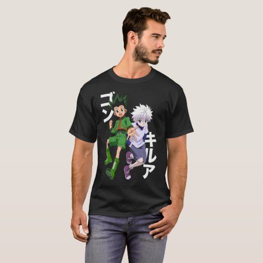 T-shirt Hunter X Hunter Gon Et Killua (Devant entier)