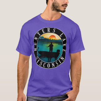 T-shirt Hunters Lake Wisconsin Fishing