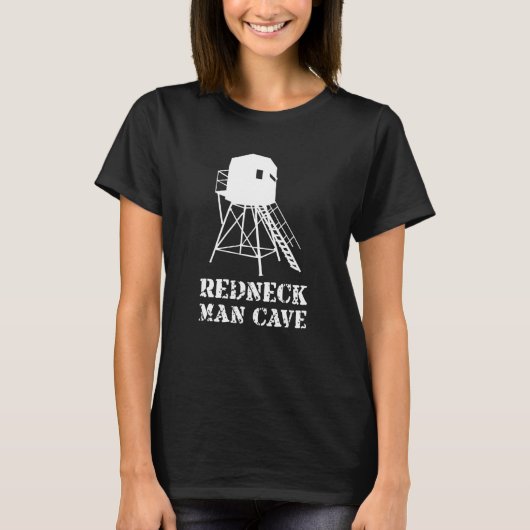 T-shirt Hunting Blind Man Cave Funny Deer Hunter and Hunti (Devant)
