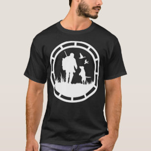 T-shirt Hunting Hunter Shirt saying Duck Hunting Base