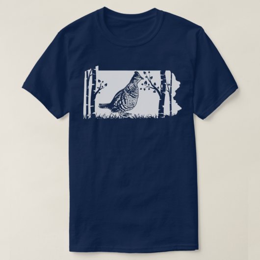 T-shirt Hunting Partridge Grouse (Design devant)