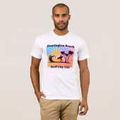 T-shirt Huntington Beach CA Surf City USA (Devant entier)