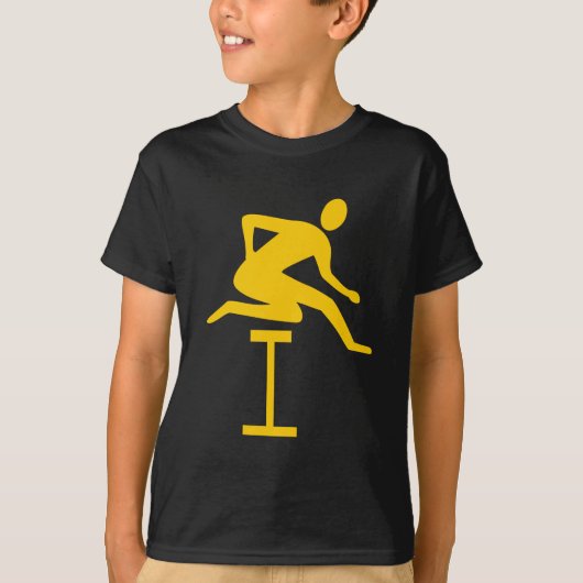 T-shirt Hurdling - Ambre (Devant)