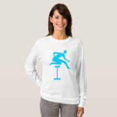 T-shirt Hurdling - Ciel bleu (Devant entier)