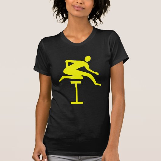 T-shirt Hurdling - Jaune (Devant)