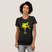 T-shirt Hurdling - Jaune (Devant entier)