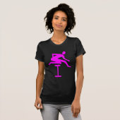 T-shirt Hurdling - Magenta (Devant entier)