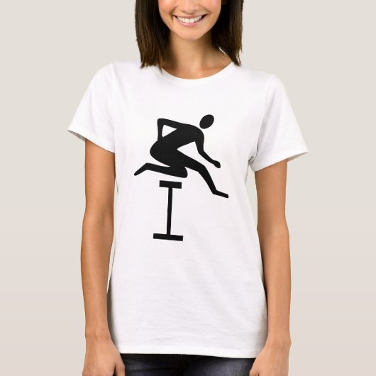 T-shirt Hurdling - Noir (Devant)