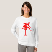 T-shirt Hurdling - Rouge (Devant entier)