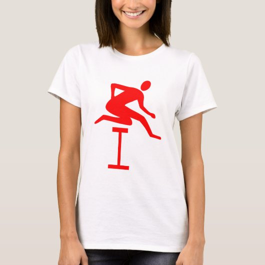 T-shirt Hurdling - Rouge (Devant)