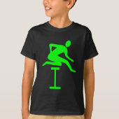T-shirt Hurdling - Vert (Devant)