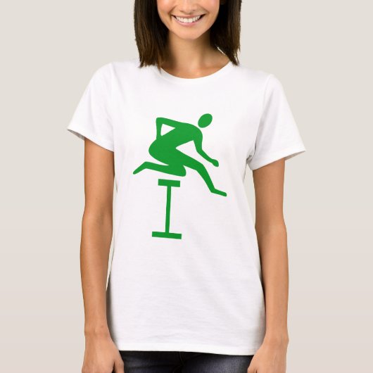 T-shirt Hurdling - Vert herbe (Devant)