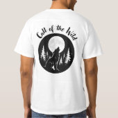 T-Shirt Hurlement au Clair de Lune (Dos)