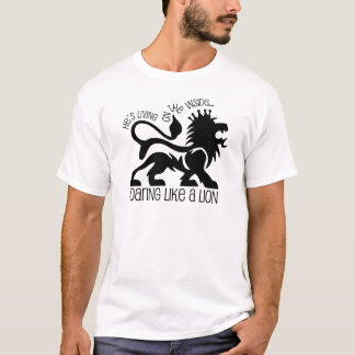 T-shirt Hurlement comme un lion