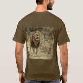 T-shirt Hurlement de lion (Dos)