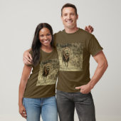 T-shirt Hurlement de lion (Unisexe)