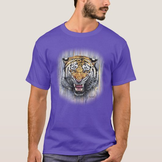 T-shirt Hurlement de tigre ! (Devant)