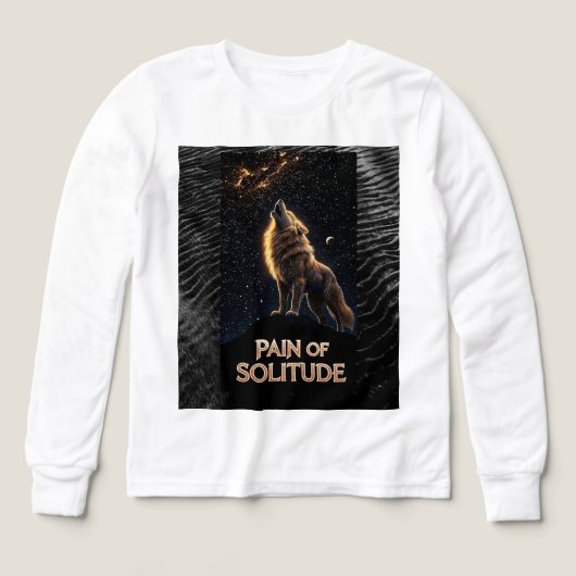 T-Shirt Hurlement Doré de la Solitude (Motif recto)