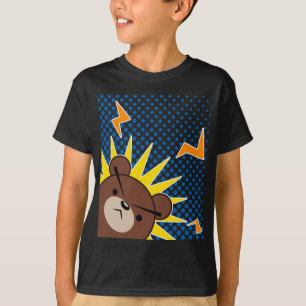T-shirt Hurlement grincheux d'ours
