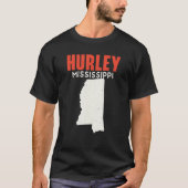 T-shirt Hurley Mississippi USA State America Travel Missis (Devant)