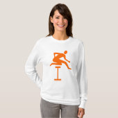 T-shirt Hurling - Orange (Devant entier)