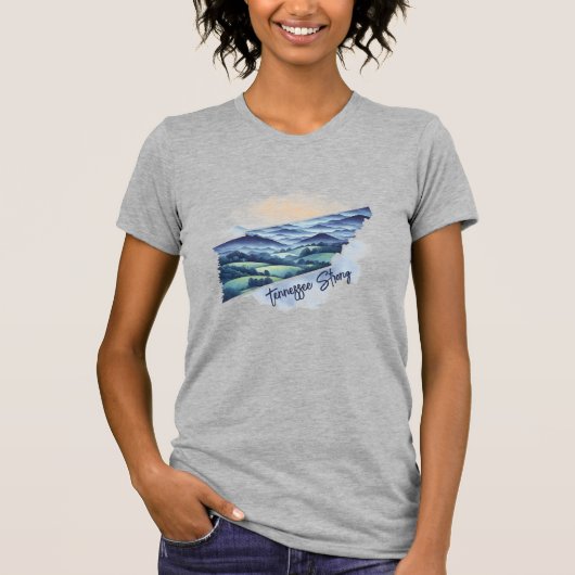 T-shirt Hurricane Helene collecte de fonds Tennessee forte (Devant)