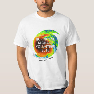 T-shirt HURRICANE MICHAEL VOLUNTEER à votre emplacement