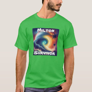 T-shirt Hurricane Milton Survivant Florida Storm