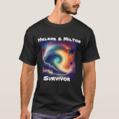 T-shirt Hurricane Milton Survivant Florida Storm (Devant)