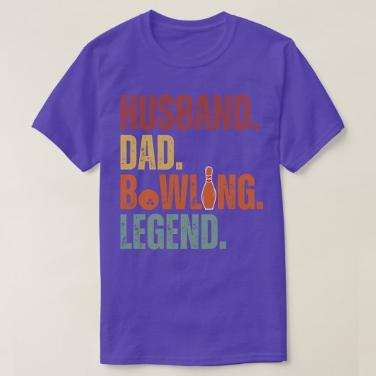 T-shirt Hus Papa Bowling12 (Design devant)