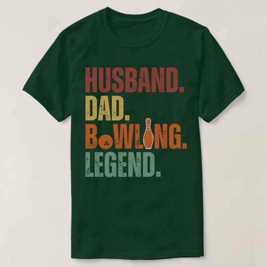 T-shirt Hus Papa Bowling12 (Design devant)