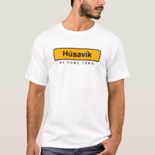 T-shirt Husavik, ma ville natale, la meilleure chanson d'I