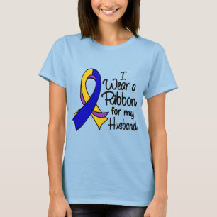 T-shirt Husband - Bladder Cancer Ribbon