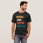 T-shirt Husband Father Protector Pediatrician (Devant entier)