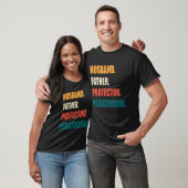 T-shirt Husband Father Protector Pediatrician (Unisexe)