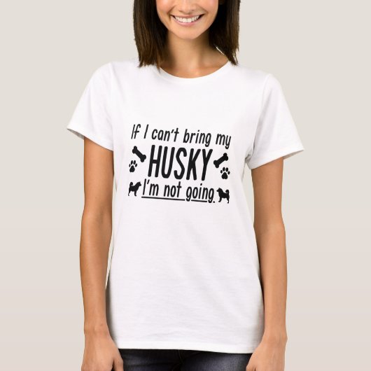 T-shirt Husky (Devant)