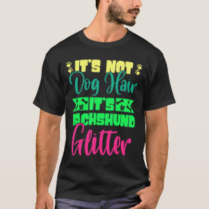 T-shirt Husky Dachshund Parties scintillant race Weiner Ch