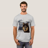 T-shirt Husky de Sibérie (Devant entier)