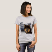 T-shirt Husky de Sibérie (Devant entier)