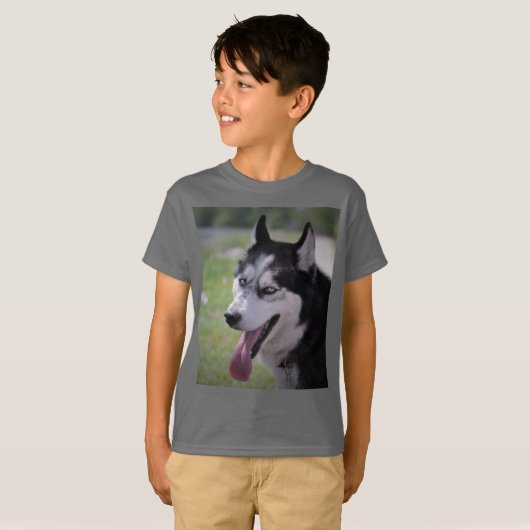 T-shirt Husky de Sibérie (Devant entier)