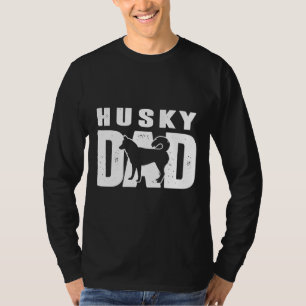 T-shirt Husky Dog Papa