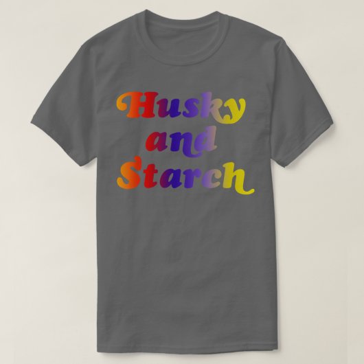 T-shirt Husky et Starch The Benny Hill Show Sketch (Design devant)